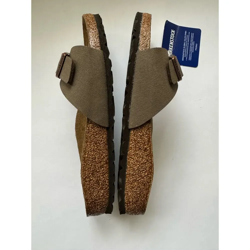 NWOB Birkenstock Women's Madrid Slides in Mocca Sz 36